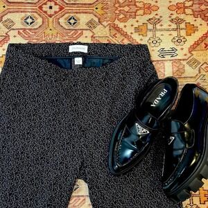 Calvin Klein black and white speckled dress pants size 10